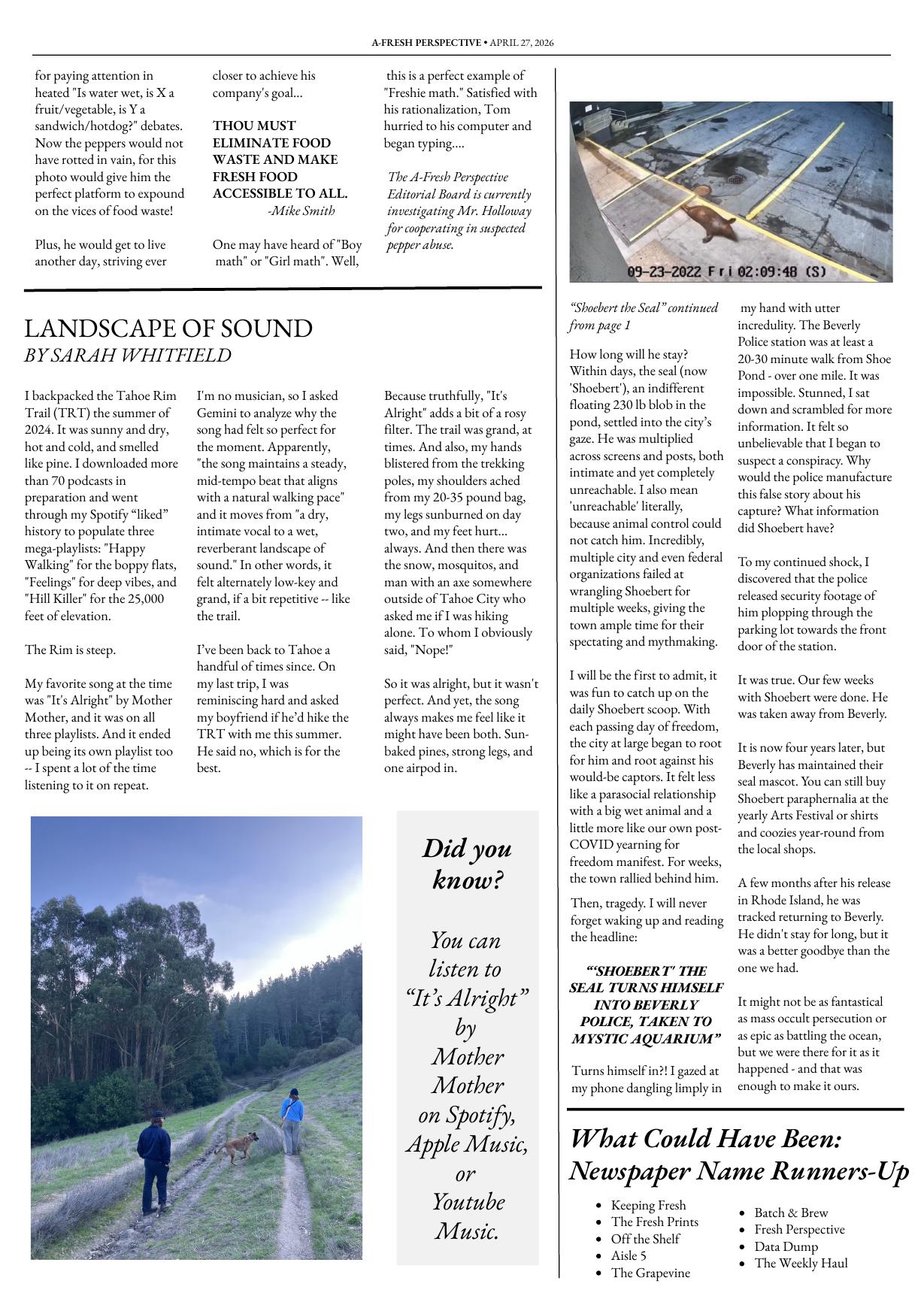 Newspaper page